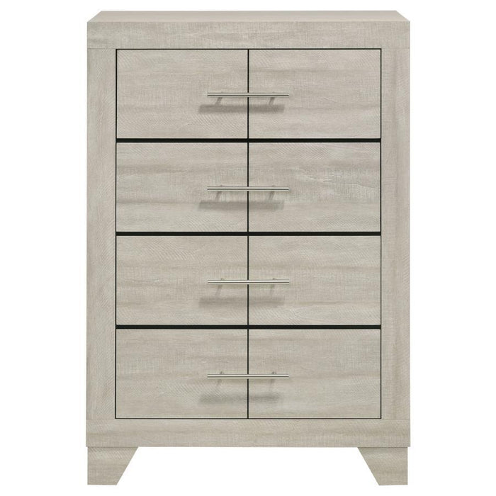 Trenton - 4-Drawer Bedroom Chest Of Drawers - Rustic Cream – Accent Chests by Coaster Fine Furniture at Furniture Wholesale Plus , Nashville furniture store