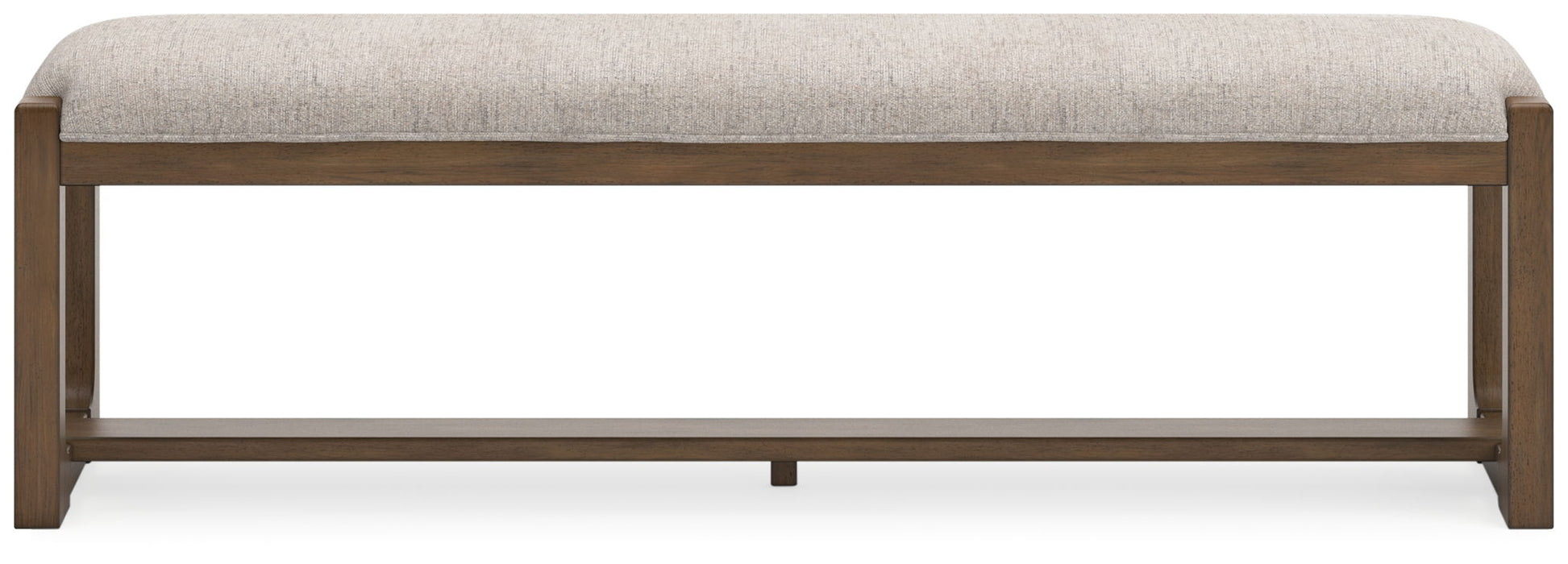 Cabalynn - Large Uph Dining Room Bench - Oatmeal / Light Brown – Upholstered Benches by Signature Design by Ashley® at Furniture Wholesale Plus , Nashville furniture store
