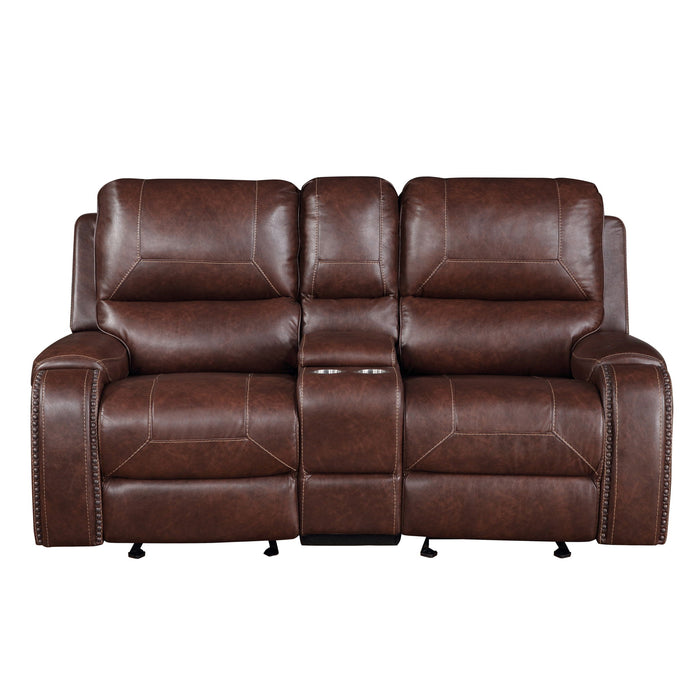 Keily - Manual Motion Glider Loveseat – Reclining Loveseats by Steve Silver Furniture at Furniture Wholesale Plus , Nashville furniture store