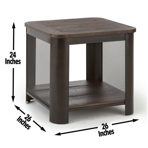 Barrow - End Table - Brown – End Tables by Steve Silver Furniture at Furniture Wholesale Plus , Nashville furniture store