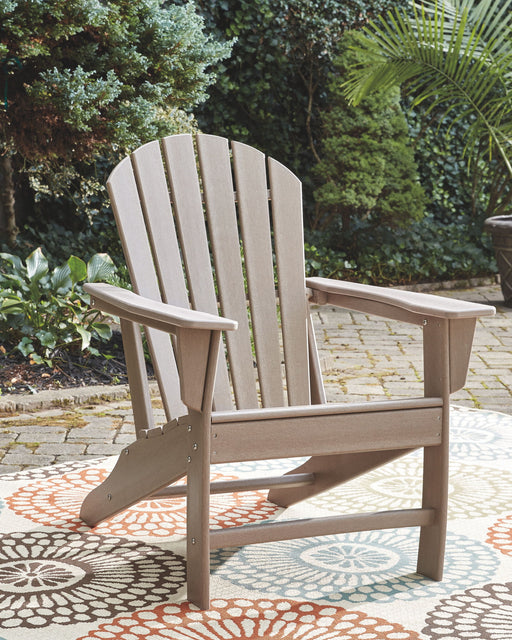 Sundown Treasure - 2 Pc. - Adirondack Chair And Ottoman – 2 Piece Outdoor Sets by Signature Design by Ashley® at Furniture Wholesale Plus , Nashville furniture store