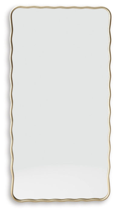 Brenthill - Accent Mirror - Gold – Accent Mirrors by Signature Design by Ashley® at Furniture Wholesale Plus , Nashville furniture store