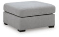 Lakepoint - Oversized Accent Ottoman - Nickel – Accent Ottomans by Benchcraft® at Furniture Wholesale Plus , Nashville furniture store