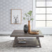 Modern Farmhouse - Oversized Square Cocktail Table – Cocktail Tables by Liberty Furniture at Furniture Wholesale Plus , Nashville furniture store