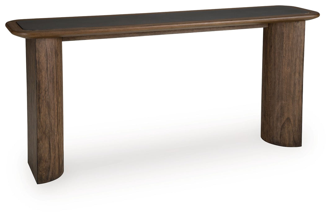 Dontayne - Sofa Table - Warm Brown – Sofa Tables by Signature Design by Ashley® at Furniture Wholesale Plus , Nashville furniture store