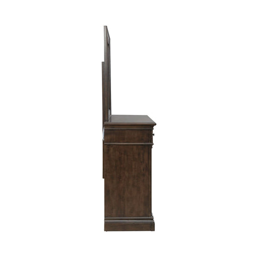 Arden Road - Dresser & Mirror - Satin Cherry – Dresser & Mirror by Liberty Furniture at Furniture Wholesale Plus , Nashville furniture store