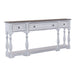 Magnolia Manor - 3 Drawer Hall Console Table - Antique White – Console Tables by Liberty Furniture at Furniture Wholesale Plus , Nashville furniture store