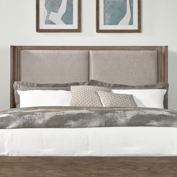 South Bend - Upholstered Shelter Headboard – Upholstered Headboards by Liberty Furniture at Furniture Wholesale Plus , Nashville furniture store