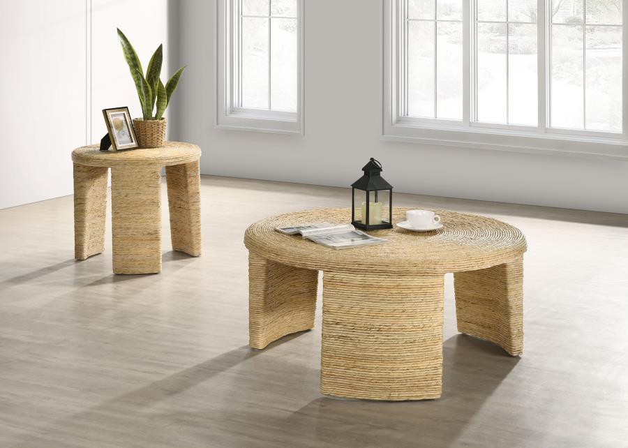 Artina - Rattan Coffee And End Table Set – Table Sets by Coaster Fine Furniture at Furniture Wholesale Plus , Nashville furniture store