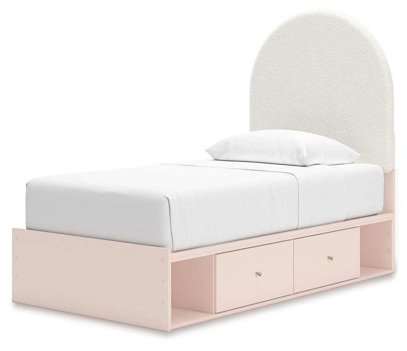Wistenpine - Upholstered Panel Bed With Storage – Storage Beds by Signature Design by Ashley® at Furniture Wholesale Plus , Nashville furniture store