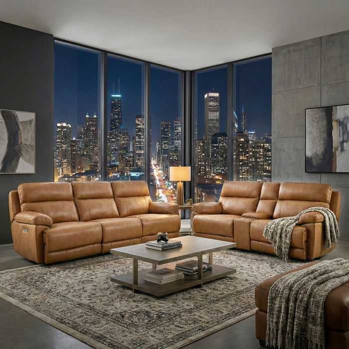Gatlin - Dual-Power Reclining Sofa & Loveseat – Reclining Sofas & Loveseats by Steve Silver Furniture at Furniture Wholesale Plus , Nashville furniture store