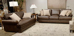 Carriage Point - Loveseat - Hickory – Stationary Loveseats by Signature Design by Ashley® at Furniture Wholesale Plus , Nashville furniture store