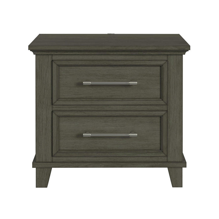 Canterbury - 2-Drawer Nightstand With USB – Nightstands w/ Charging Stations by Elements International at Furniture Wholesale Plus , Nashville furniture store
