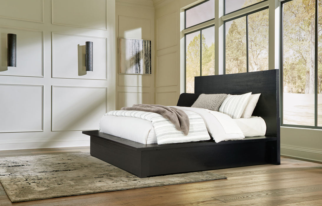Londer - Queen Panel Bed - Black – Panel Beds by Millennium® by Ashley at Furniture Wholesale Plus , Nashville furniture store