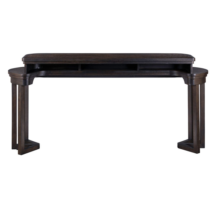 Weston - Console Bar Table - Peppercorn – Console Tables by Liberty Furniture at Furniture Wholesale Plus , Nashville furniture store