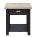 Heatherbrook - Drawer End Table - Charcoal & Ash – End Tables by Liberty Furniture at Furniture Wholesale Plus , Nashville furniture store