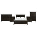 Slater - Platform Storage Bedroom Set – 3 Piece Bedroom Sets by Elements International at Furniture Wholesale Plus , Nashville furniture store