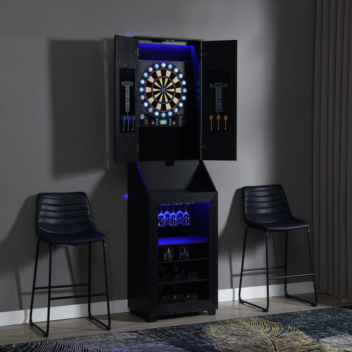 Goldeneye - Dartboard - Black – Gaming Tables by Elements International at Furniture Wholesale Plus , Nashville furniture store
