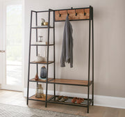 Hampton - Hall Tree - Dark Brown – Hall Trees by Steve Silver Furniture at Furniture Wholesale Plus , Nashville furniture store