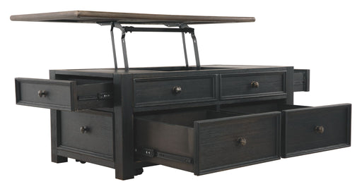 Tyler Creek - Lift Top Cocktail Table - Grayish Brown / Black – Cocktail Tables by Signature Design by Ashley® at Furniture Wholesale Plus , Nashville furniture store