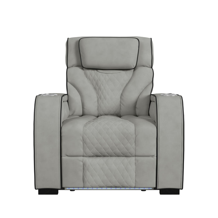 Blitz - Motion Recliner With LED – Reclining Chairs by Elements International at Furniture Wholesale Plus , Nashville furniture store