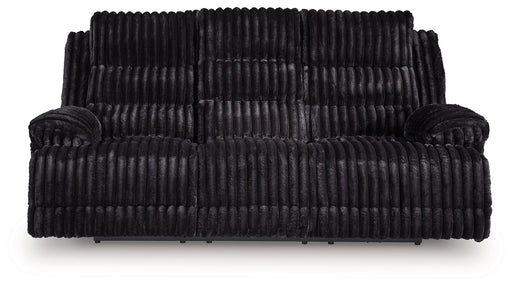 Rhine Falls - Reclining Power Sofa With Drop Down Table - Onyx – Reclining Sofas by Signature Design by Ashley® at Furniture Wholesale Plus , Nashville furniture store