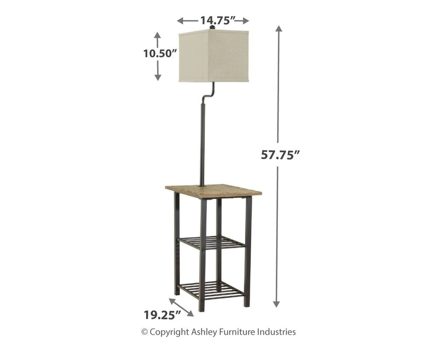 Shianne - Black - Metal Tray Lamp - Premium Floor Lamps from Signature Design by Ashley® - Just $138! Shop now at Furniture Wholesale Plus  We are the best furniture store in Nashville, Hendersonville, Goodlettsville, Madison, Antioch, Mount Juliet, Lebanon, Gallatin, Springfield, Murfreesboro, Franklin, Brentwood