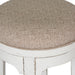 Magnolia Manor - Console Swivel Stool - Antique White – Counter Height (24"-27") by Liberty Furniture at Furniture Wholesale Plus , Nashville furniture store