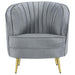 Sophia - Upholstered Channel Tufted Barrel Accent Chair - Premium Accent Chairs from CoasterEssence - Just $449! Shop now at Furniture Wholesale Plus  We are the best furniture store in Nashville, Hendersonville, Goodlettsville, Madison, Antioch, Mount Juliet, Lebanon, Gallatin, Springfield, Murfreesboro, Franklin, Brentwood