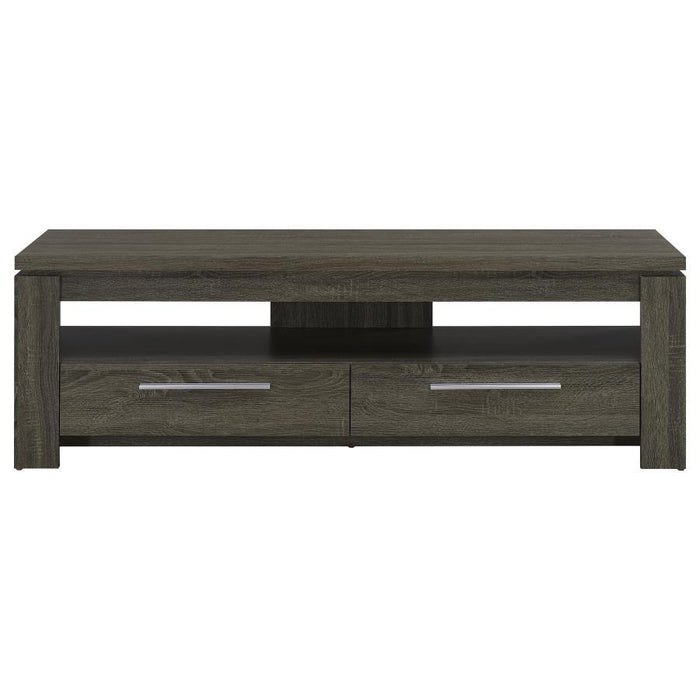 Elkton - 2-Drawer Engineered Wood 59" TV Stand – TV Stands by CoasterEssence at Furniture Wholesale Plus , Nashville furniture store