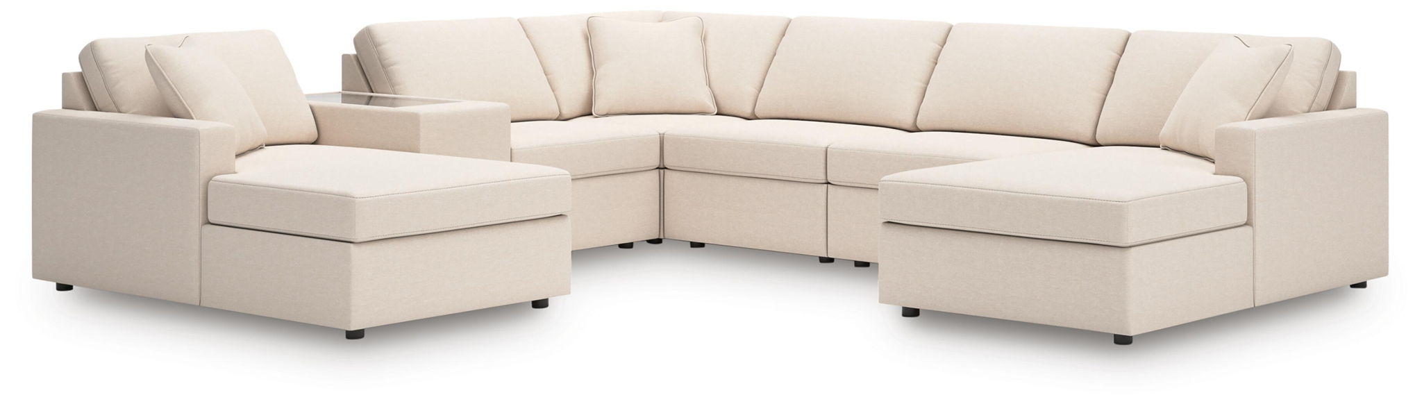 Modmax - Sectional - Oyster – Stationary Sectionals by Signature Design by Ashley® at Furniture Wholesale Plus , Nashville furniture store