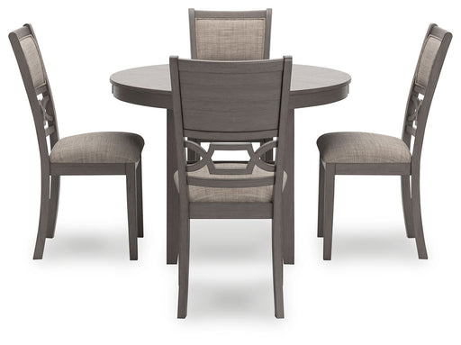 Wrenning - Gray - Dining Room Table Set (Set of 5) - Premium 5 Piece Dining Room Sets from Signature Design by Ashley® - Just $588! Shop now at Furniture Wholesale Plus  We are the best furniture store in Nashville, Hendersonville, Goodlettsville, Madison, Antioch, Mount Juliet, Lebanon, Gallatin, Springfield, Murfreesboro, Franklin, Brentwood
