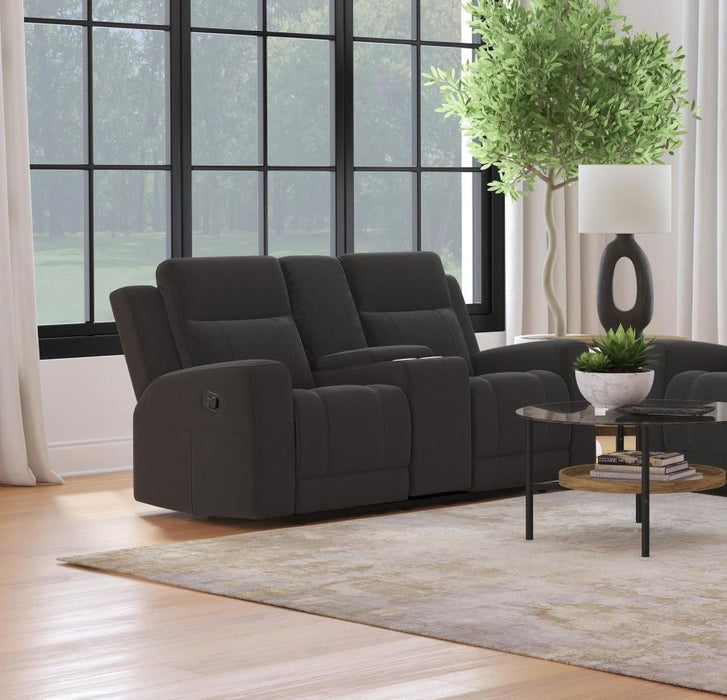 Brentwood - Upholstered Motion Reclining Loveseat – Reclining Loveseats by Coaster Fine Furniture at Furniture Wholesale Plus , Nashville furniture store