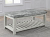 Canova - Gray Marble Top Coffee Table - White – Coffee Tables by Steve Silver Furniture at Furniture Wholesale Plus , Nashville furniture store