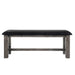 Nathan - Bench With PU Padded Seat - Gray Oak – Upholstered Benches by Elements International at Furniture Wholesale Plus , Nashville furniture store