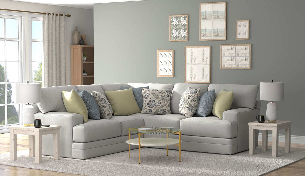 Stockbridge - Sectional With Comfort Coil Seating And 9 Accent Pillows Included – Stationary Sectionals by Jackson at Furniture Wholesale Plus , Nashville furniture store