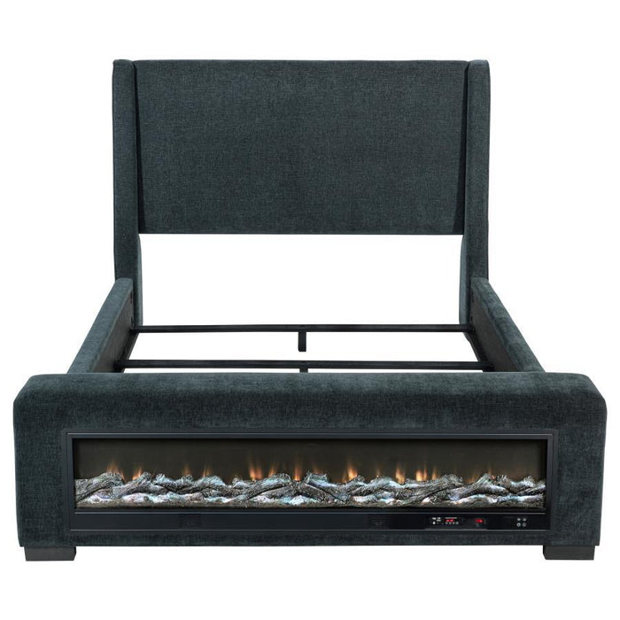 Preston - Upholstered Audio Flame Visualizer Bed – Upholstered Beds by Coaster Fine Furniture at Furniture Wholesale Plus , Nashville furniture store