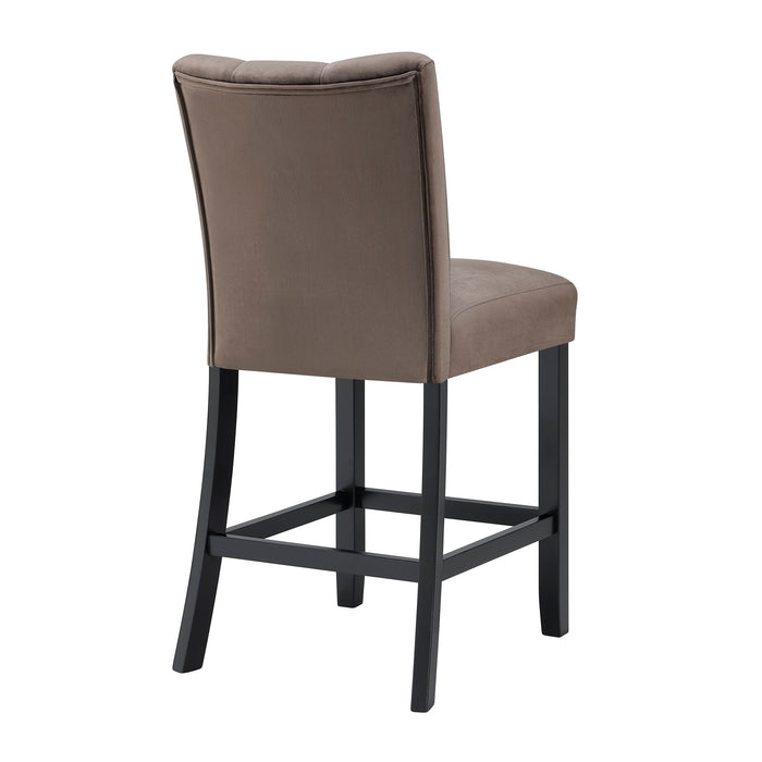 Vega - Counter Height Chair (Set of 2) - Mocha – Chair Sets by Crown Mark at Furniture Wholesale Plus , Nashville furniture store