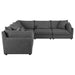 Sasha - Upholstered Modular Sectional – Stationary Sectionals by Coaster Fine Furniture at Furniture Wholesale Plus , Nashville furniture store