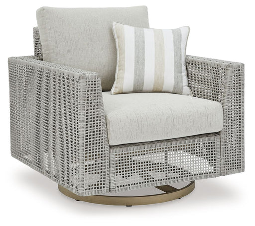 Seton Creek - Gray - Swivel Lounge With Cushion - Premium Swivel Chairs from Signature Design by Ashley® - Just $758! Shop now at Furniture Wholesale Plus  We are the best furniture store in Nashville, Hendersonville, Goodlettsville, Madison, Antioch, Mount Juliet, Lebanon, Gallatin, Springfield, Murfreesboro, Franklin, Brentwood