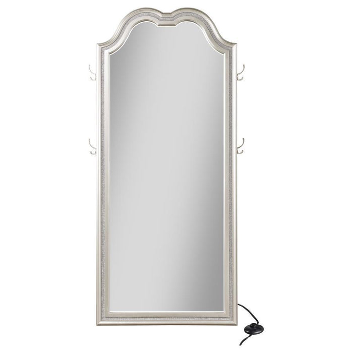 Evangeline - Full Length LED Light Floor Mirror - Silver Oak – Floor Mirrors by Coaster Fine Furniture at Furniture Wholesale Plus , Nashville furniture store