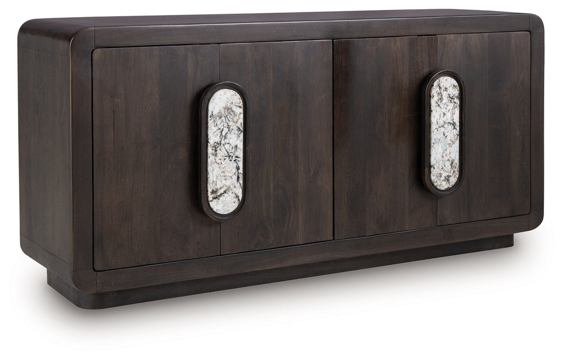 Elliston - Accent Cabinet - Espresso Brown – Accent Cabinets by Signature Design by Ashley® at Furniture Wholesale Plus , Nashville furniture store