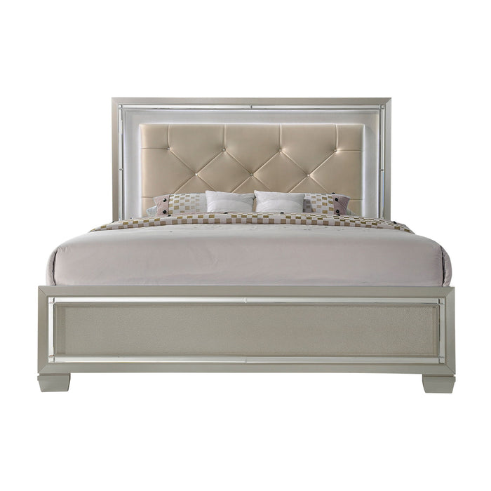 Platinum - Bed – Upholstered Beds by Elements International at Furniture Wholesale Plus , Nashville furniture store