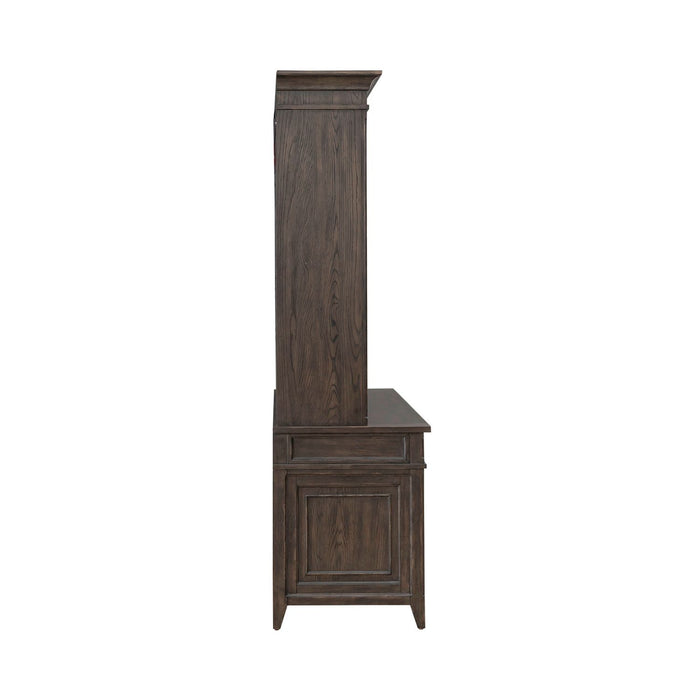 Paradise Valley - Credenza & Hutch - Saddle Brown – Credenzas & Hutches by Liberty Furniture at Furniture Wholesale Plus , Nashville furniture store
