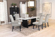 Sherry - Rectangular Marble Top Dining Table Set - Premium 5 Piece Dining Room Sets from CoasterElevations - Just $1639! Shop now at Furniture Wholesale Plus  We are the best furniture store in Nashville, Hendersonville, Goodlettsville, Madison, Antioch, Mount Juliet, Lebanon, Gallatin, Springfield, Murfreesboro, Franklin, Brentwood