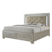 Platinum - Platform Storage Bedroom Set – 4 Piece Bedroom Sets by Elements International at Furniture Wholesale Plus , Nashville furniture store