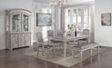 Klina - Bench - Silver – Dining Benches by Crown Mark at Furniture Wholesale Plus , Nashville furniture store