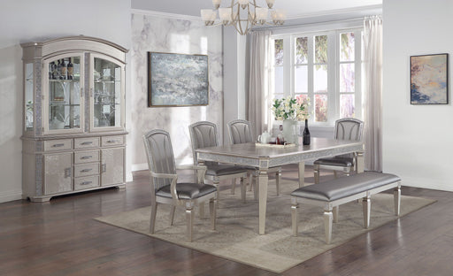 Klina - Bench - Silver - Premium Dining Benches from Crown Mark - Just $209! Shop now at Furniture Wholesale Plus  We are the best furniture store in Nashville, Hendersonville, Goodlettsville, Madison, Antioch, Mount Juliet, Lebanon, Gallatin, Springfield, Murfreesboro, Franklin, Brentwood