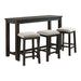Stone - Occasional Bar Table Single Pack – 4 Piece Dining Room Sets by Elements International at Furniture Wholesale Plus , Nashville furniture store