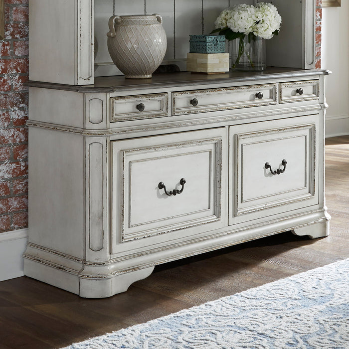 Magnolia Manor - Wood Credenza – Credenzas by Liberty Furniture at Furniture Wholesale Plus , Nashville furniture store